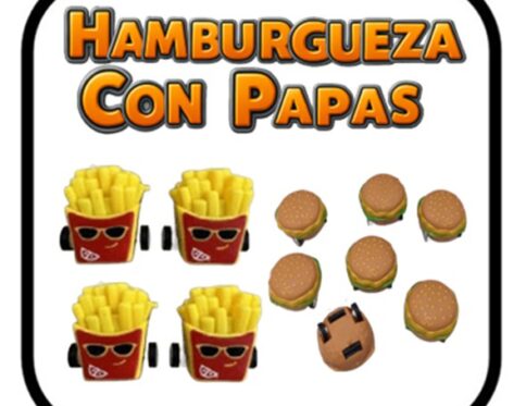 HAMBURGUEZAS CON PAPAS DE FRICCION