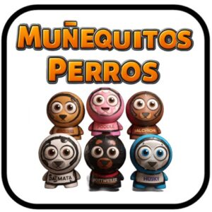 MUÑEQUITOS ARMABLES PERROS