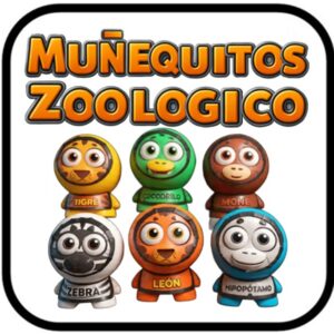 MUÑEQUITOS ARMABLES ZOOLOGICO